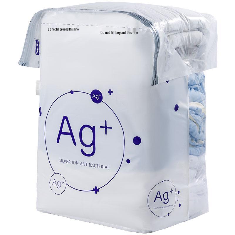 Antibacterial Vacuum Storage Bag: No Pump Needed for Clothes, Quilts, and Cotton Organizing at Home