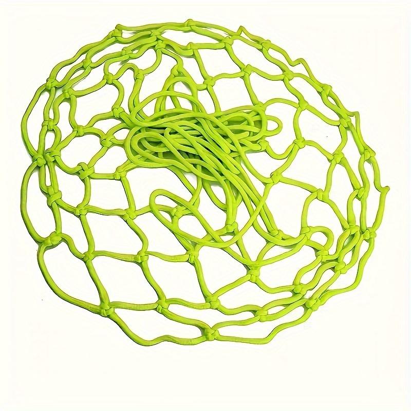 

1 шт. светящаяся в темноте баскетбольная сетка, переносная нейлоновая сетка для улицы, флуоресцентная зеленая баскетбольная сетка, стандартная баскетбольная сетка с 12 крючками жёлтый