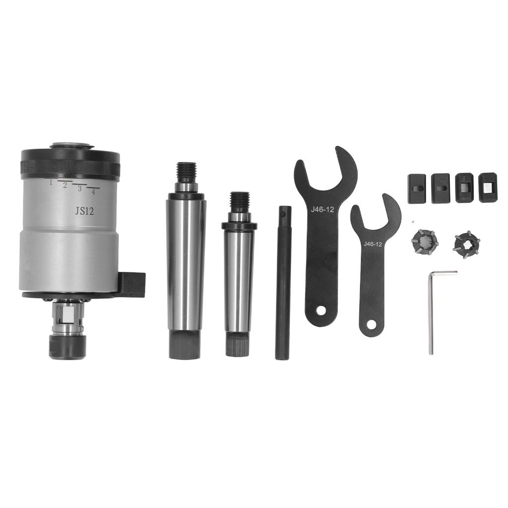 Reversible Tap Chuck Set High Speed Steel Self Reversing Tapping Head Hand Tool J4621 with 2MT 3MT