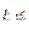 Artizanat din Rășină Sculptură Animal Simulare Cal Stil Chinezesc Retro Statuie Cal Figurine Decorative Decorațiuni Casă