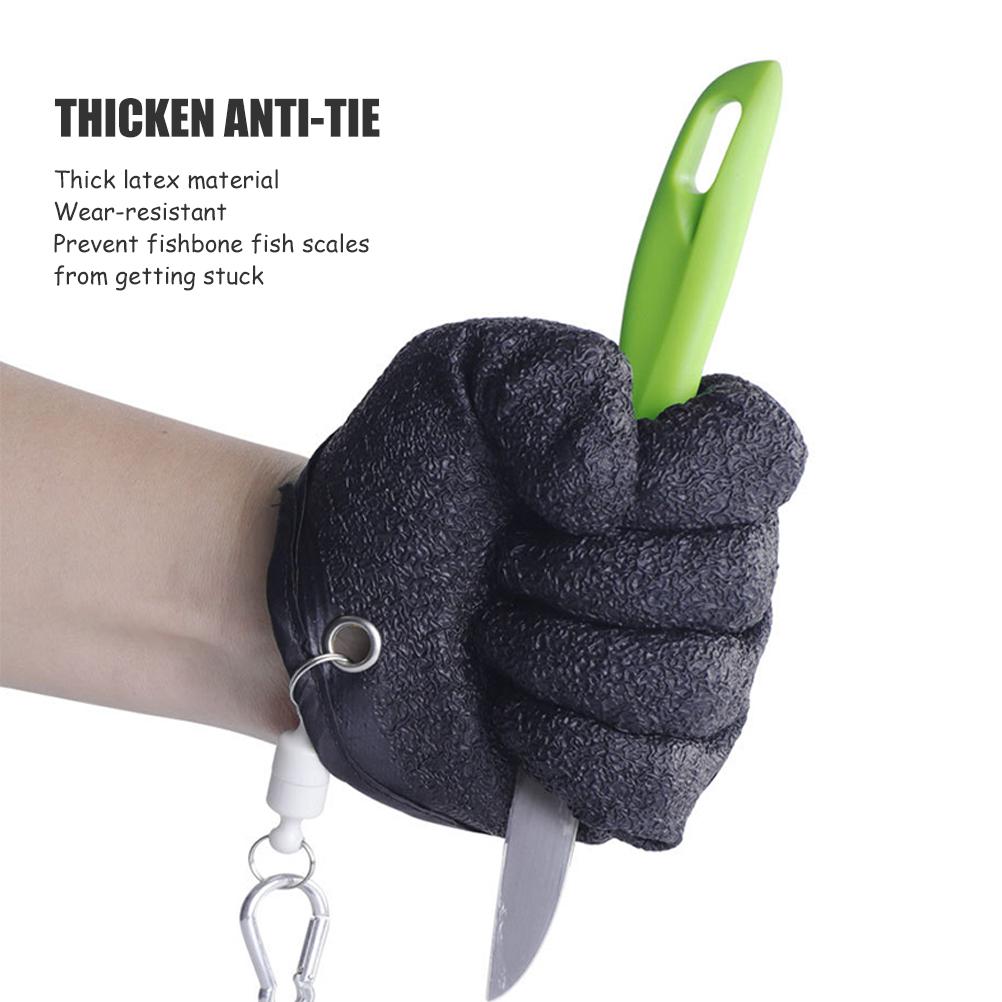 1 pcs Fishing Puncture Proof Gloves with Magnet Release Professional Waterproof Anti Slip Fish Landing Glove