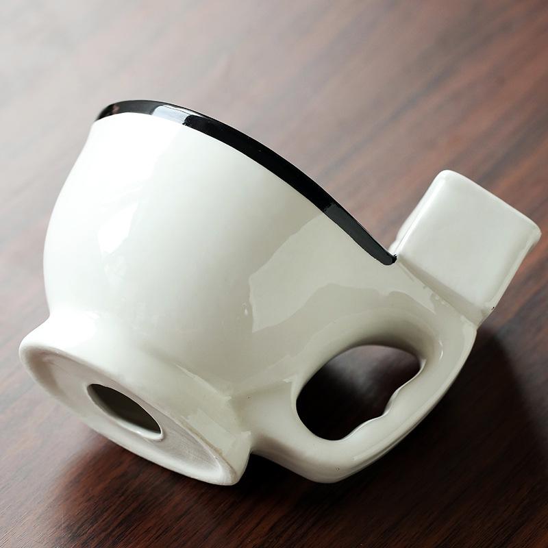 Prank Poo Funny Ceramic Toilet Mug - Novelty Gag Coffee Cup