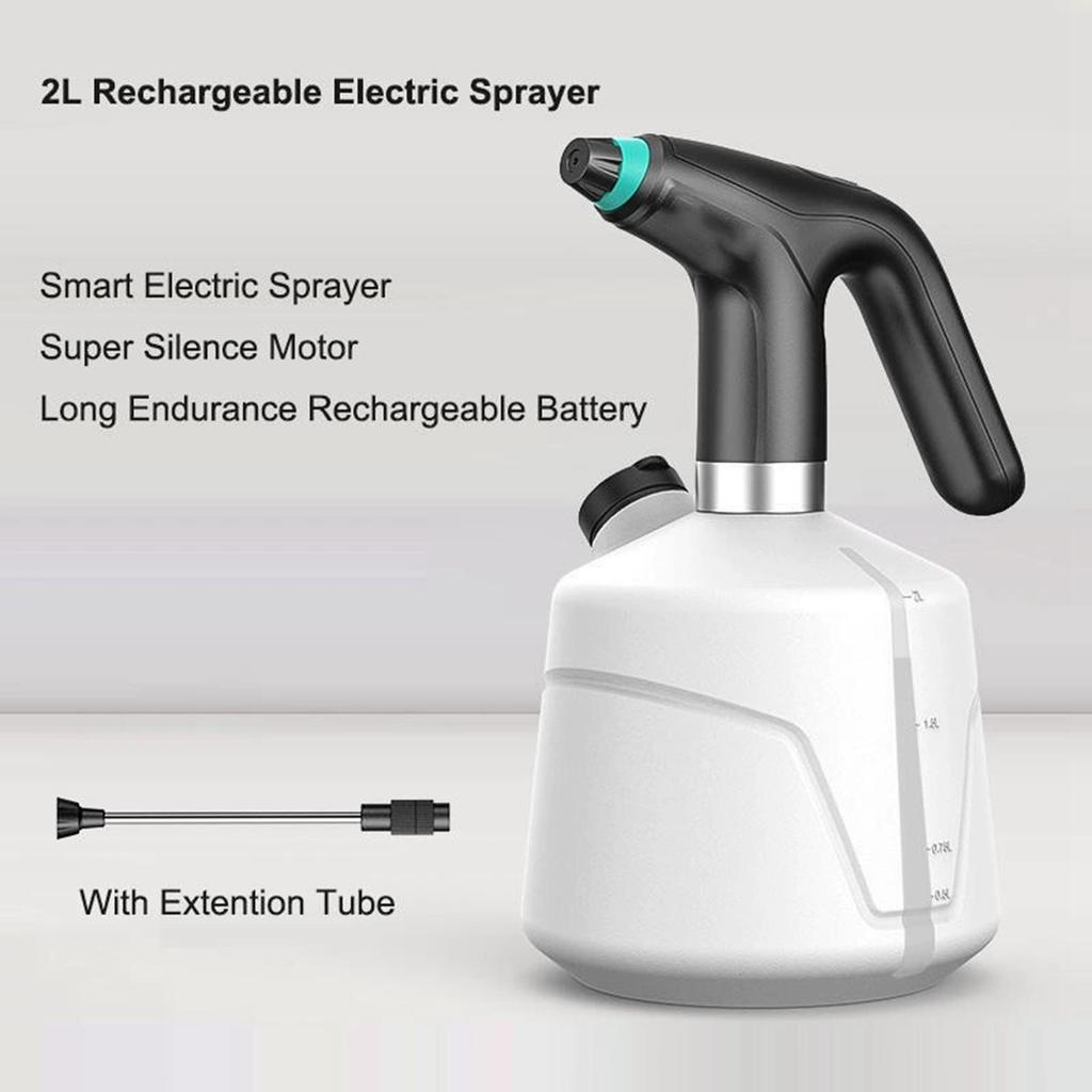 2L Electric Plant Spray Bottle Automatic Watering Fogger USB Electric Sanitizing Sprayer Watering Machine Plants Garden Tool