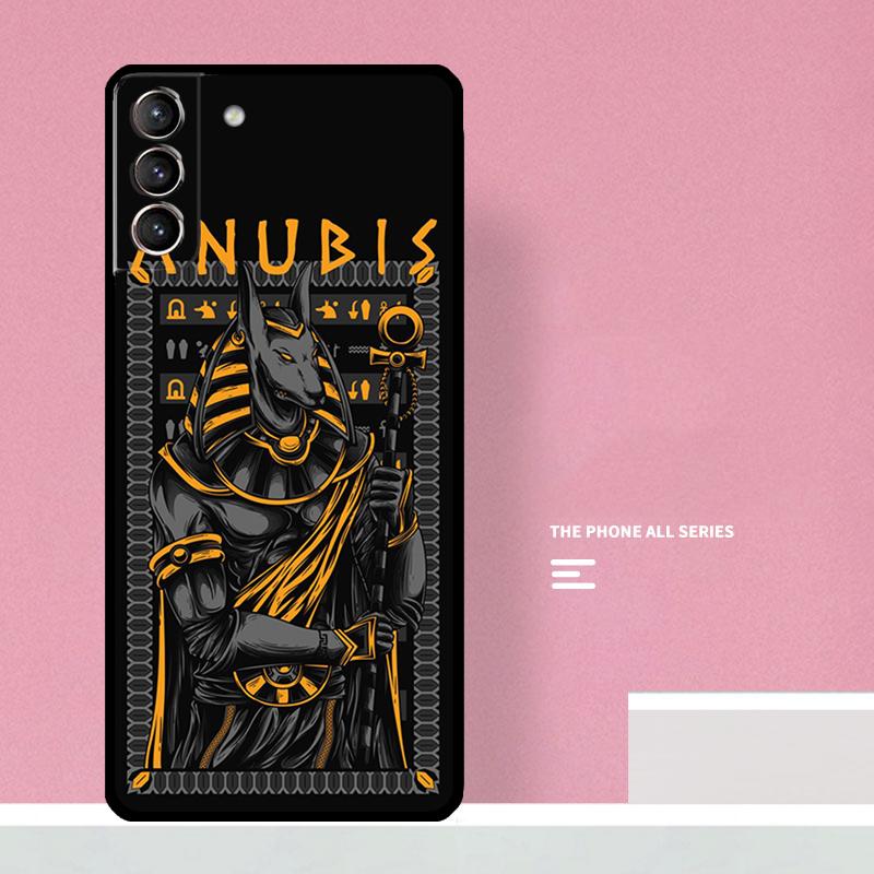 Anubis Egyptian God Phone Case For Samsung Galaxy S26 S25 S24 S20 S21 S22 S23 Ultra S10 Plus S25 FE Cover Coque