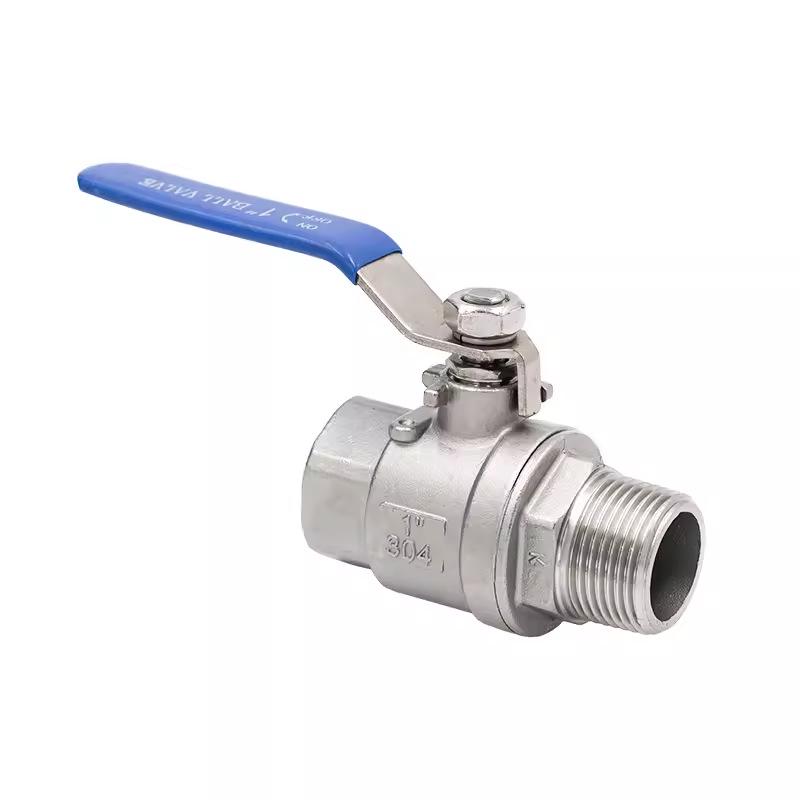 304 Stainless Steel Threaded Ball Valve - Available in 1/2, 3/4, 1, 1.5 Inch Sizes