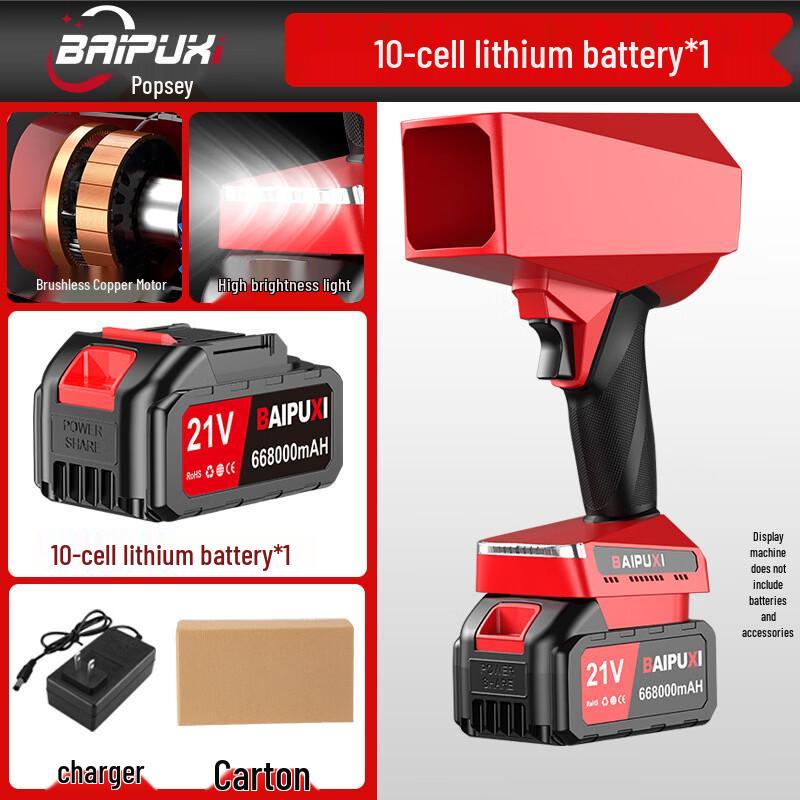 BAIPUXI 80V Cordless Lithium-Ion Blower CN plug (adapter included)