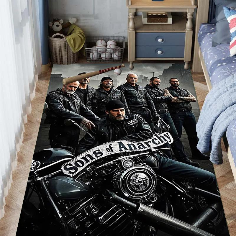 Sons Anarchy: Brotherhood Rebellion carpet floor mats Doormat Art Christmas gifts Dormitory decoration