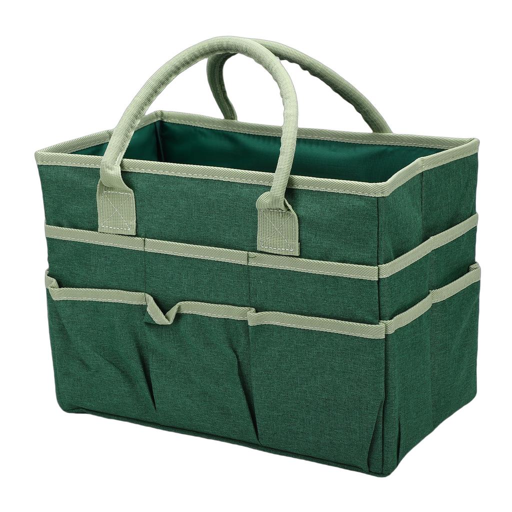 Craft Bag 10 Pockets Oxford Fabric Spacious Arts and Crafts Storage Teacher Stationery Sewing Gardening Tool Bag