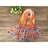 Spring and Summer Women's Chiffon Printed Scarf Sun Protection Thin Silk Scarf Shawl Beach Butterfly Scarf