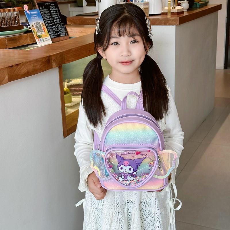 School Bag New Backpack Cartoon Pu Small Bag Cute Girl School Bag Lightweight Small Backpack