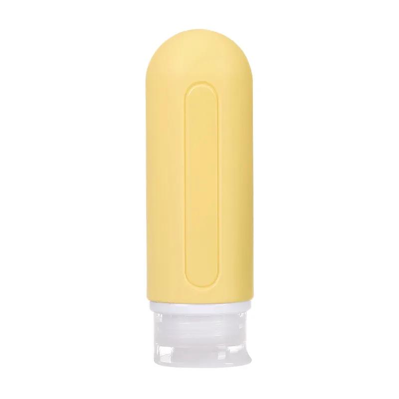 

Оптовая продажа Портативная силиконовая бутылка для раздельного хранения, дорожные средства по уходу за кожей, упаковка «четыре в одном», лосьон, шампунь, гель для ванны, раздельная бутылка YLE355 Silicone жёлтый