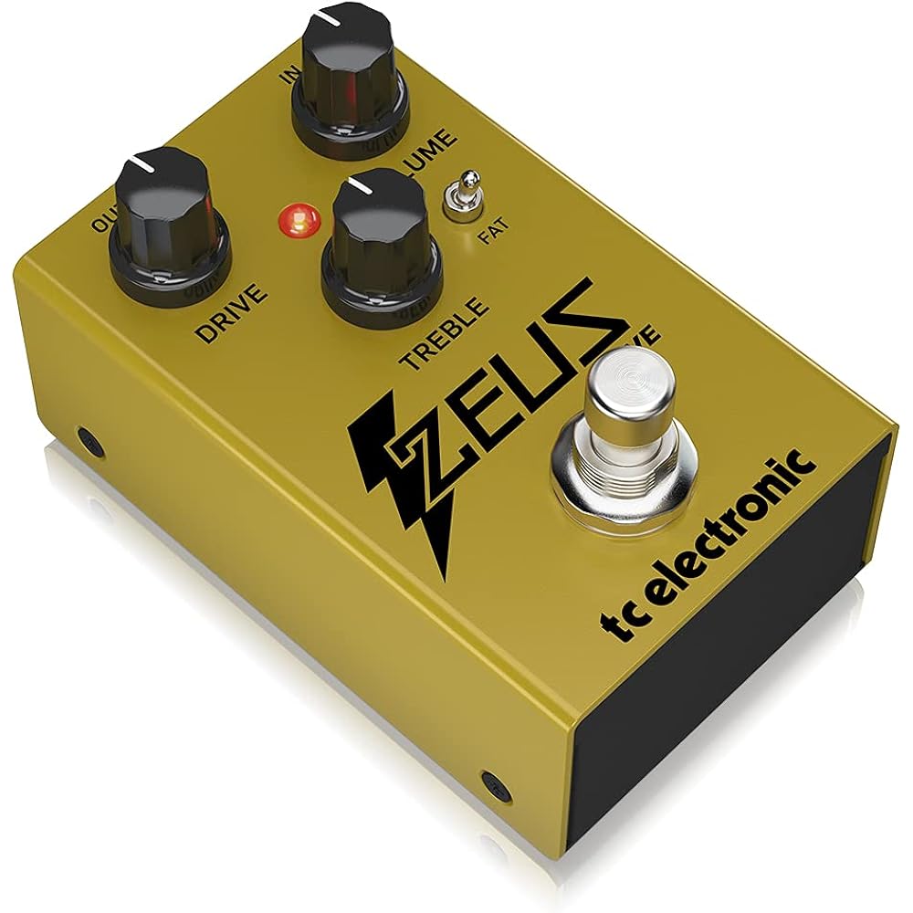 TC Electronic Analog Overdrive Pedal, Compact Size, Features FAT Mode, Equipped with Germanium Di...