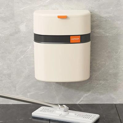 Neuer 11/13-Liter-Badezimmer-Hängemülleimer, Wand-Papierkorb mit Deckel, wasserdichter schmaler Mülleimer, Toilettenabfalleimer
