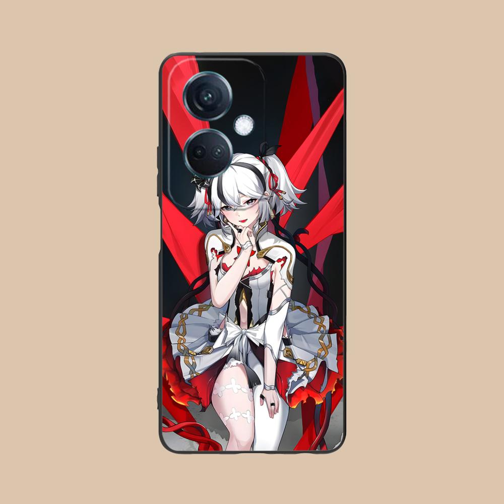 Wuthering Waves Camellya Phone Case for OPPO Reno 14 13 12 11 10 9 8 7 6 5 F T Pro 5G Colorful Printing Cover Cover Smartphone