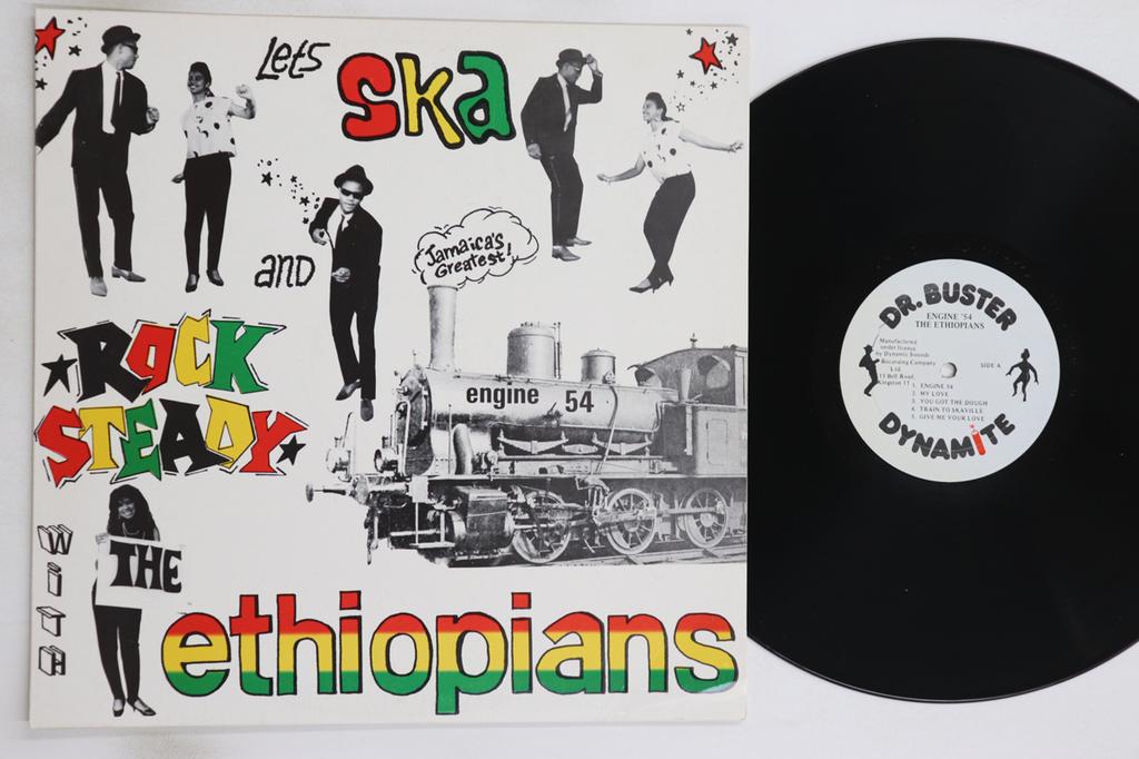 LP Record ETHIOPIANS - Let's Ska And Rock Steady DBD100 DR. BUSTER DYNA 1989 UK Reggae, Ska & Dub Used