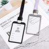 Lanyards Bus Pass Case Cover ID Card Case School Office Supplies Badge Holder Credit Card Holder