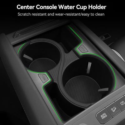 Car Water Cup Holder for Kia EV9 2025-2025 Anti-Slip Central Control Drinks Holder Storage Box Interior Accessories