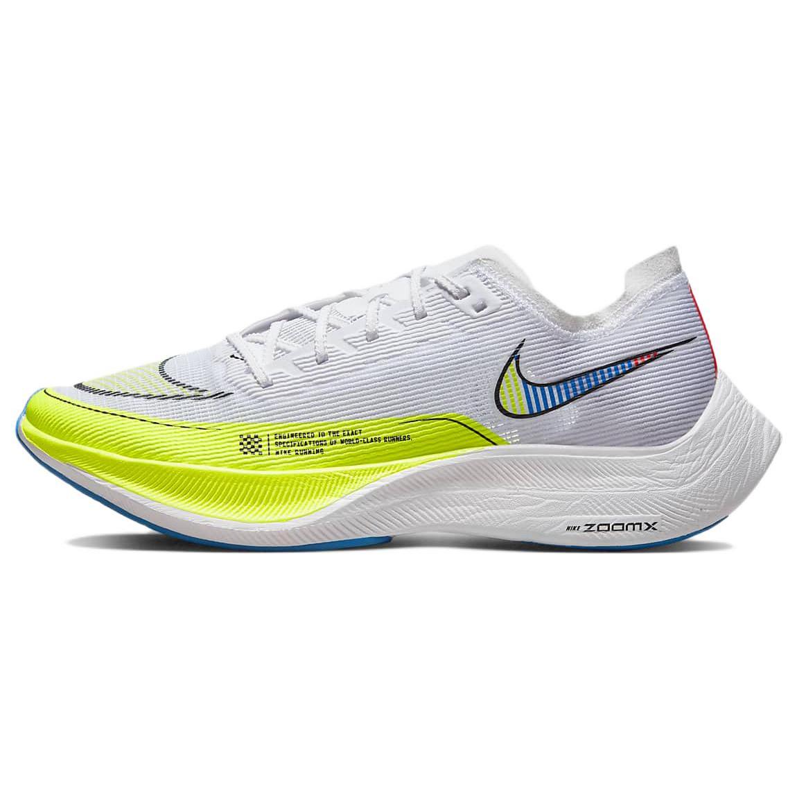 

Nike ZoomX Vaporfly Next% 2 White Volt Racer Blue 44