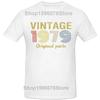 Made in 1979 Limited Edition 45th Birthday Cassette Tape T Shirts Summer Graphic  Streetwear Short Sleeve T-shirt Men