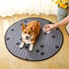 Round Washable Pet Mat Cats - Waterproof Absorbent Urine Pad With Non-Slip Base All-Season Use Multiple Sizes Available