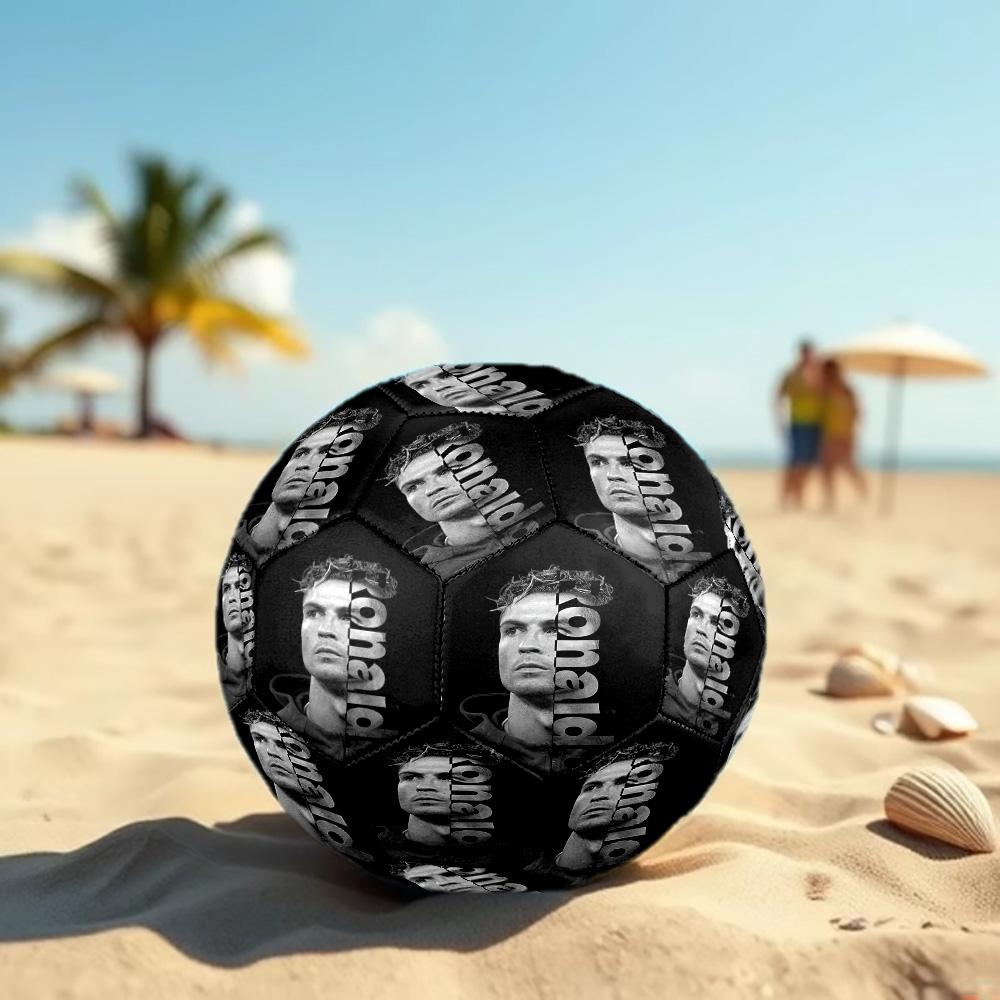 Cristiano Ronaldo Taglia 5 Pallone da Calcio Pallone da Calcio ad Alta Elasticità Per Competizione All'aperto Allenamento Quotidiano Gioco
