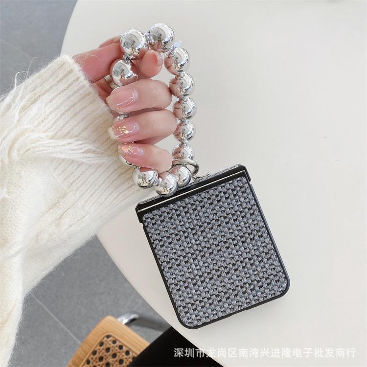 Applicable To Huawei P50Pocket Braided Folding Mobile Phone Case PocketS Love Bracelet Back Cover Anti-drop Case