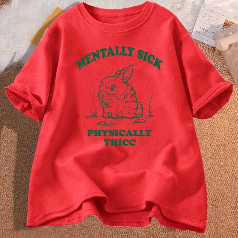 

Funny Unisextally Sick Physically Thicc Hamster Meme T Shirts Unisex Women ONeck Fashion Cotton Tshirt Summer Casual Oversized Tees S