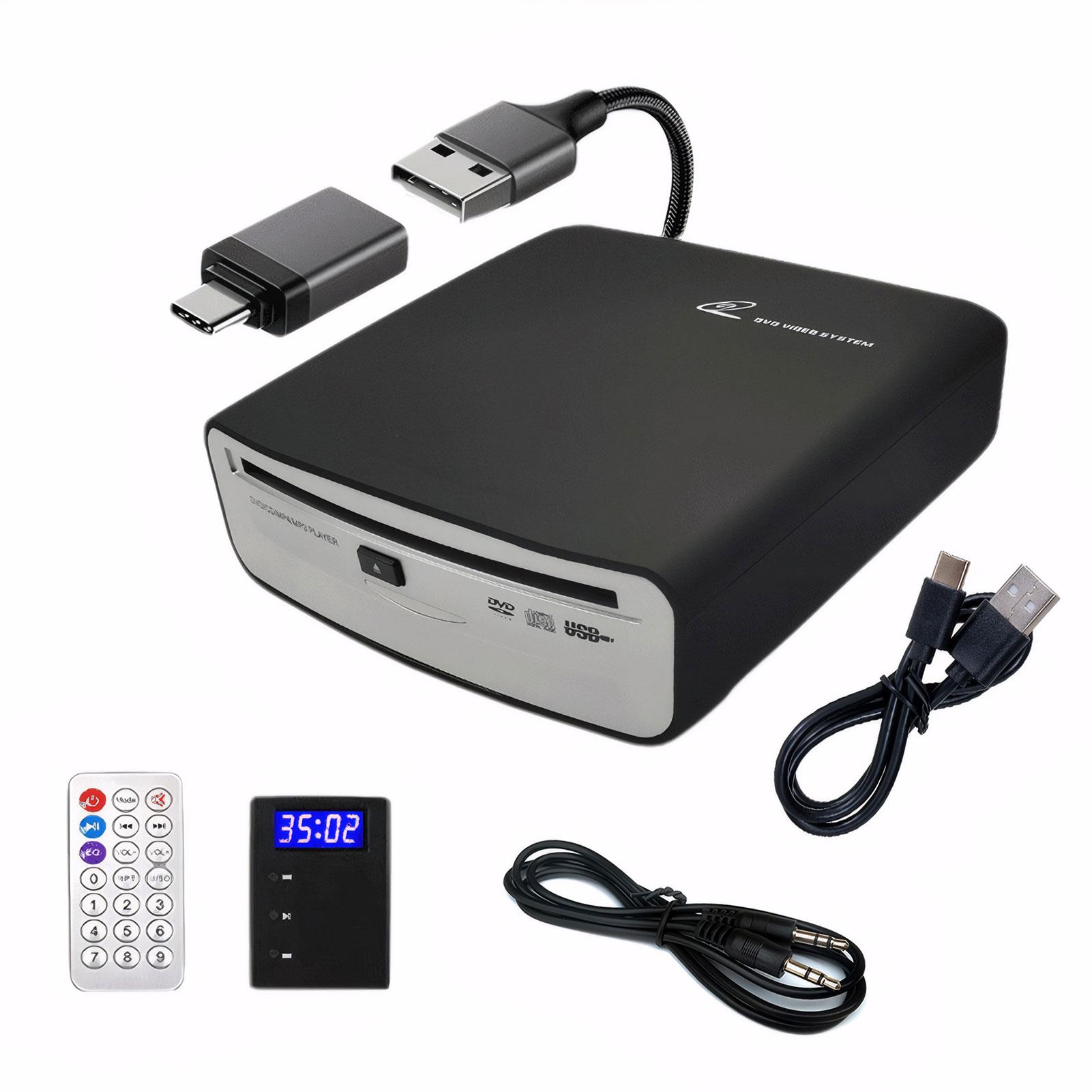 

USB Interface Car CD Dish Box SUV External Stereo Radio Dish Box CD/DVD Player For Android Interior Parts Car Radio China Mainland
