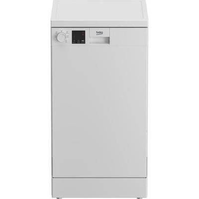 Free-standing Dishwasher BEKO DVS05024W - Standard Motor - 10 Place Settings - W45cm - White - 49dB - Stainless Steel Tub