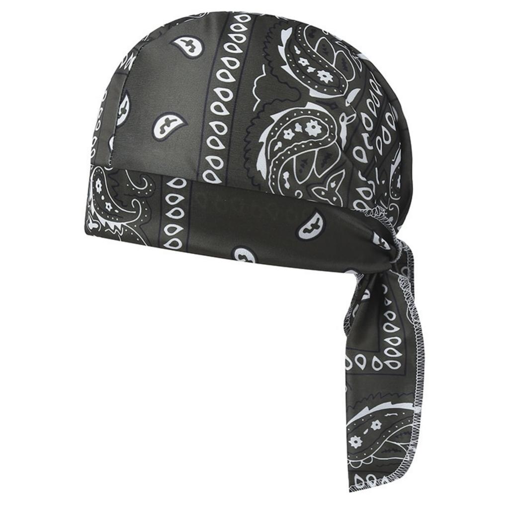 Venkovní cyklistická bandana čepice Lehký prodyšný zábal hlavy pro street dance hip hop styl Nastavitelná pokrývka hlavy pro muže ženy