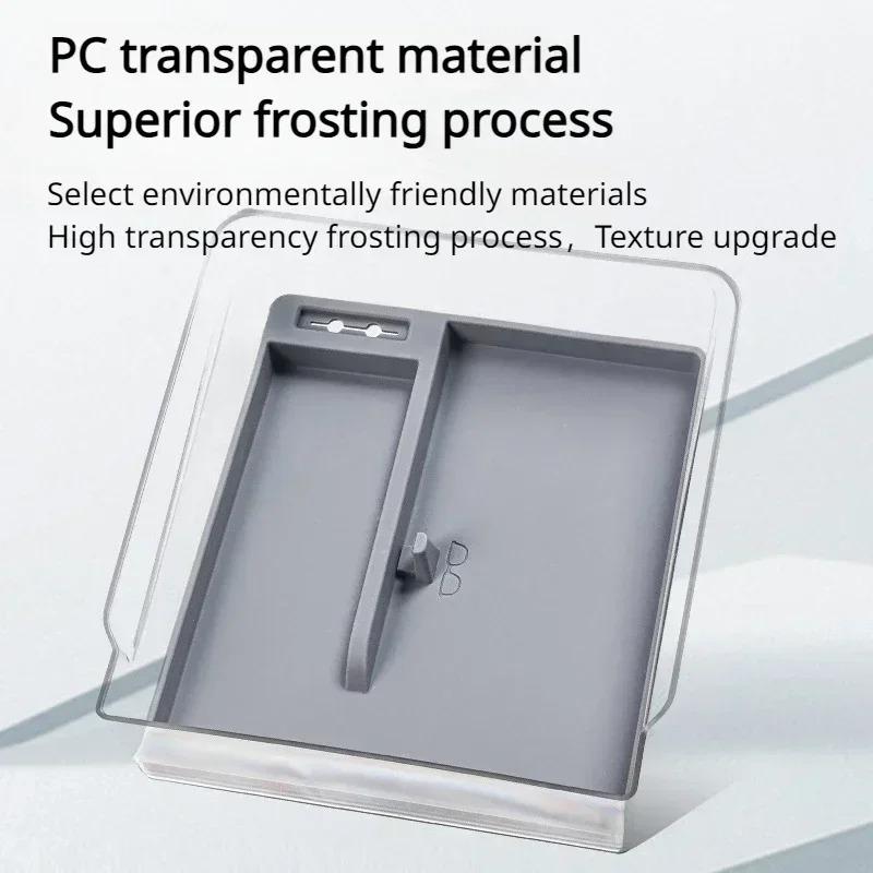 Central Control Storage Box for Tesla Model 3 Highland/Model Y Juniper Transparent Armbox Storage Box Silicone Pad Accessories