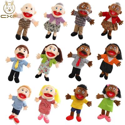 38cm Familien-Serie Handpuppe Rollenspiel Gute-Nacht-Geschichte Requisiten Familien-Spielzeugpuppe Pädagogisches Spielzeug