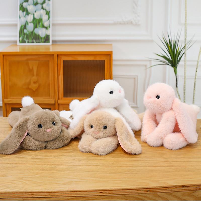 Plush Rabbit Stuffed Animal Toy For Children Soft Comforter Gift For Kids