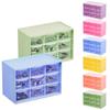 6Pcs Mini Drawer Organizer Stackable Small Desk Organizer Plastic Desktop Craft Storage Box for DIY Crafts, Art Supply, Jewelry