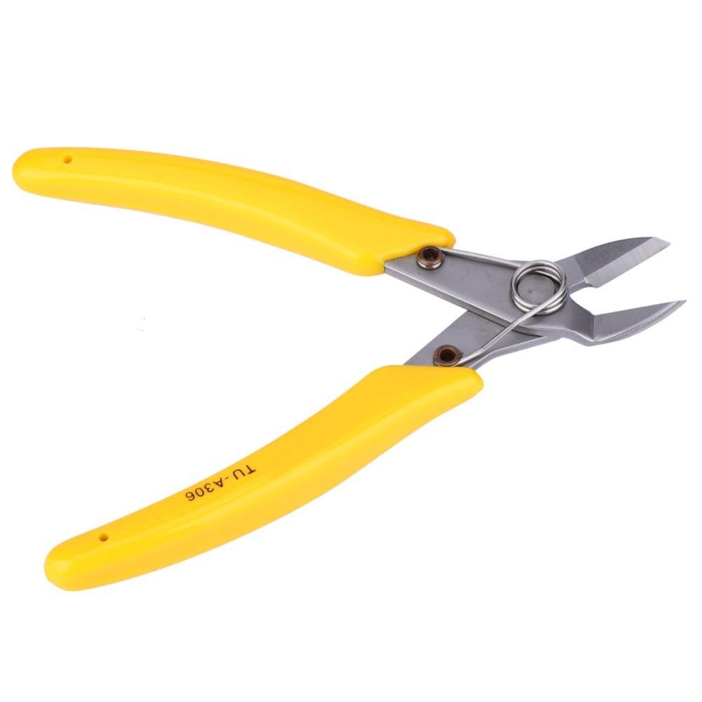 Stainless Steel Wire Cutter 6 Inches Side Cutter Cable Cutting Pliers Electronics Cutting