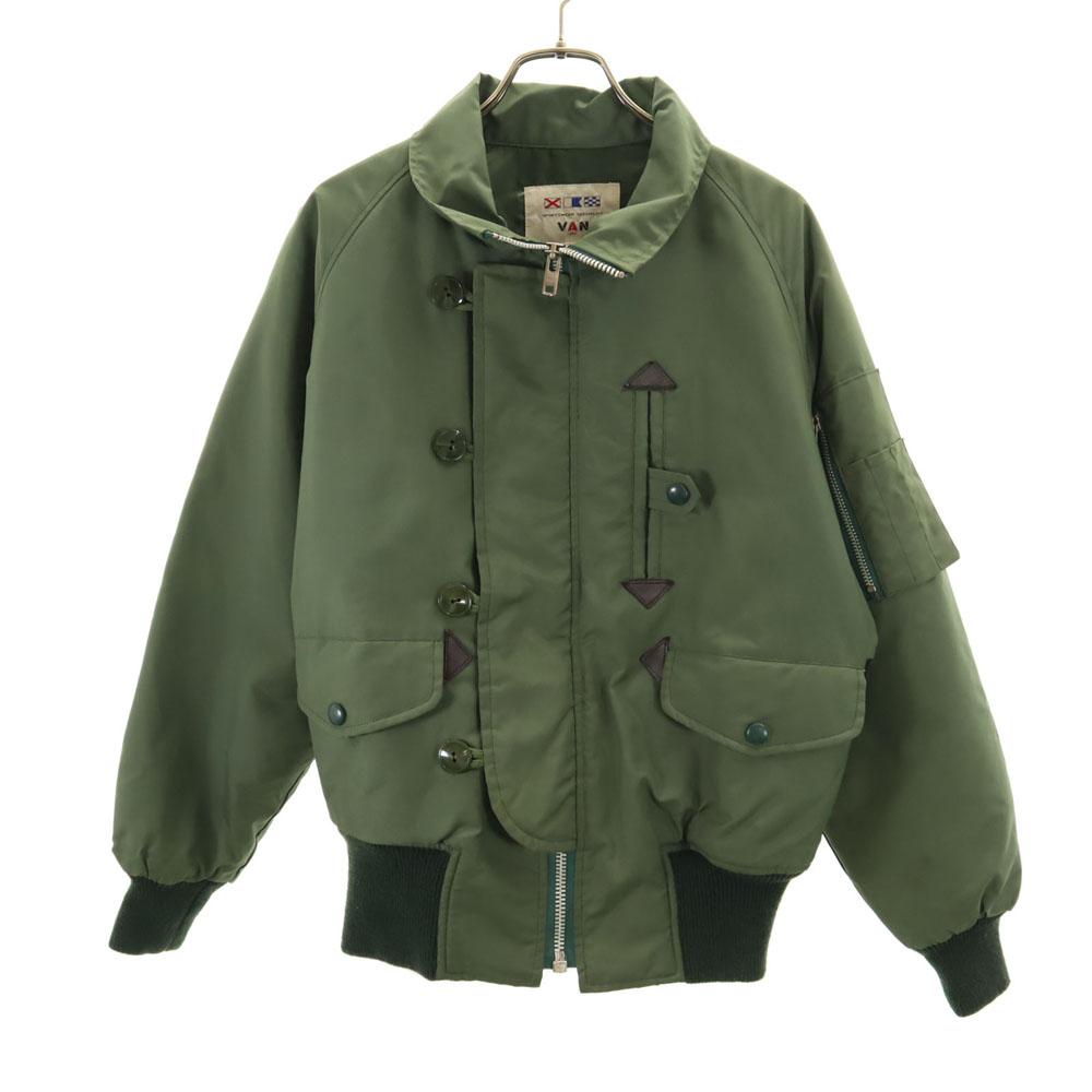 VAN 90s 80s Old Flight jacket M khaki Men's Used