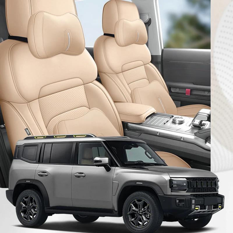 Fit For Chery Jetour Traveller T2 Car Seat Cover Car Breathable Seat Cover Cushion Accessories for Vehicles Car Seats