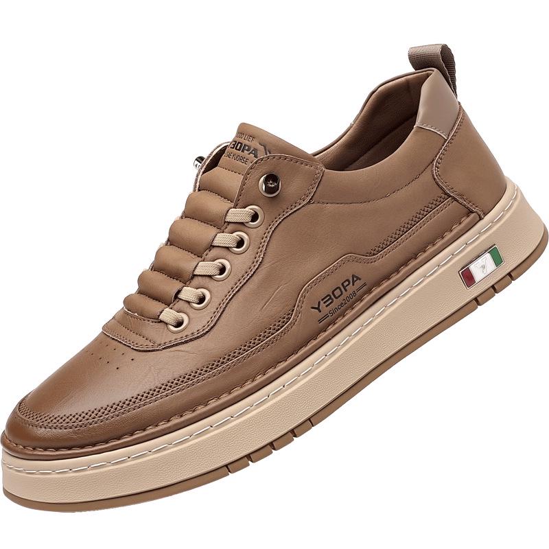 

Мужские повседневные кожаные туфли Saint Lema очень большого размера - Белые кроссовки на все сезоны 47