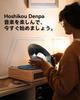 Hoshikou Denpa Vintage Record Player with Bluetooth, External Speaker Connection, 12107 Inch and 784533 Rotation Speed Support