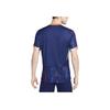 Nike Embroidered Logo Print Straight Fit Short Sleeve Soccer Shirt Men Tops Dark-Blue FJ1260-492