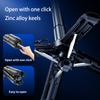Portable Bluetooth Selfie Stick Tripod with Remote, Foldable Phone Holder Stand for iPhone & Smartphones, Mini Keychain 2025