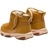 Anta Kids Synthetic Leather Fashion Versatile Non-Slip Warm High-Top Walking Shoes Baby Shoes Sandy-Brown A12440057-1