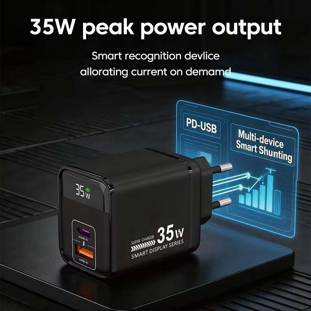 Fast Charging Mobile Phone Charger Adapter Quick Charge Phone Power Adapter  Wall Plug