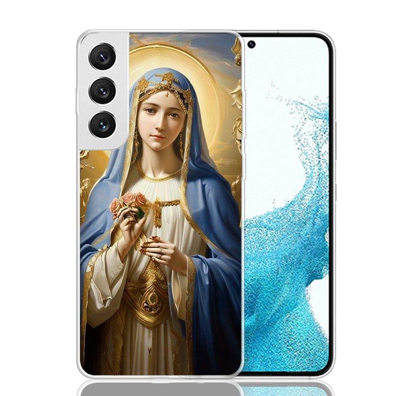 

Virgin De Guadalupe Virgen Mary Phone Case For Samsung Galaxy S26 S25 Edge S24 S23 FE S22 Ultra S21 Plus S20 + Fundas Cover Coqu Samsung S24 Ultra