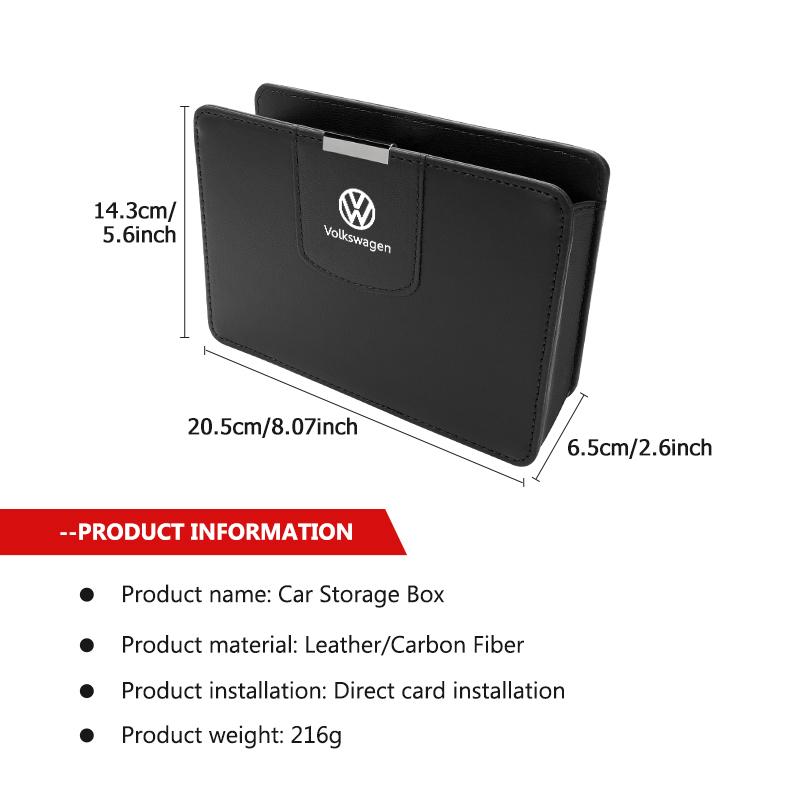 O2Car Seat Side Door Trash Can Hanging Garbage Bin Receipts Card For Volkswagen VW Scirocco Jetta Beetle Golf 4 5 6 Passat Polo B5