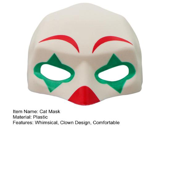 Cat Mask for Cats Heroic Superhero Cat Clown Mask Halloween Masquerade Pet Costume Unique Gift for Cat Lovers
