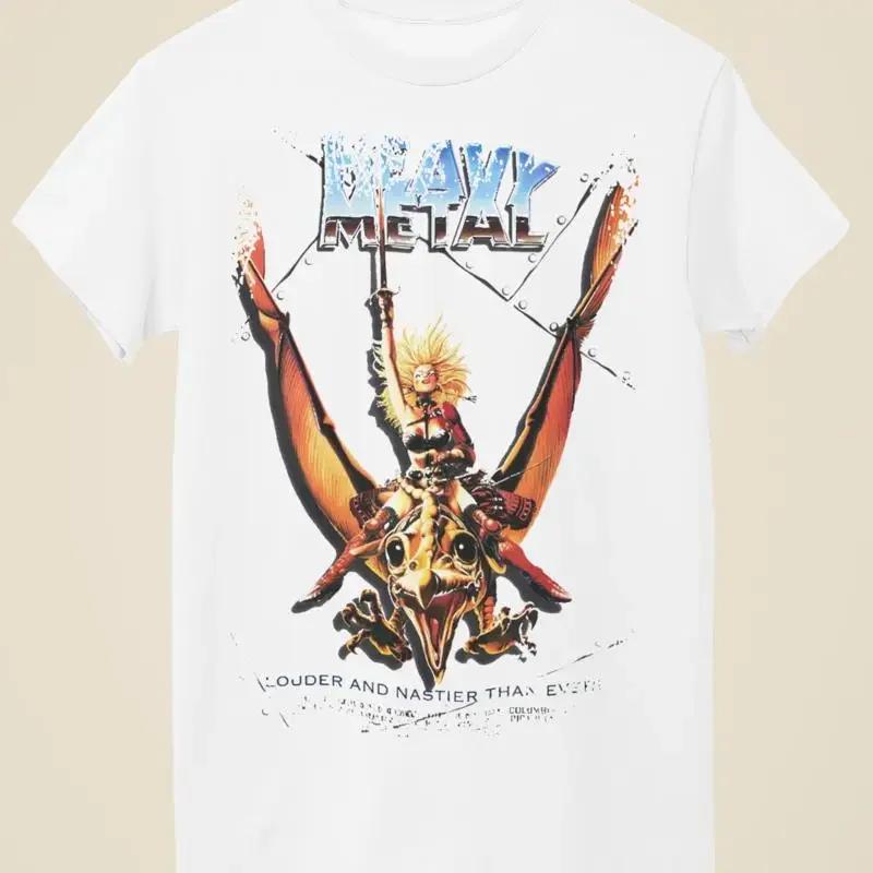 Heavy Metal Movie Poster Inspired White T Shirt
