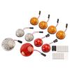 10PCS Color LED DRL Driving Daytime Fog Tail Lights Kit for Land Rover Defender