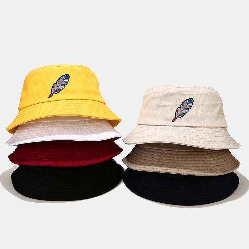 Vintage Ethnic Style Cotton Wide Brim Fisherman Hat For Sun Protection Outdoor Wear
