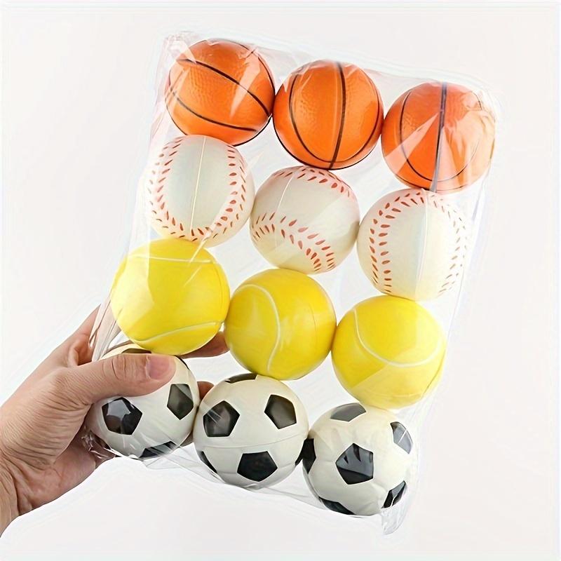 Child Solid Foam Sponge Balls Measuring 6.3CM for Football  Basketball Tennis  And Baseball Creative Theme Party Decoration Kit